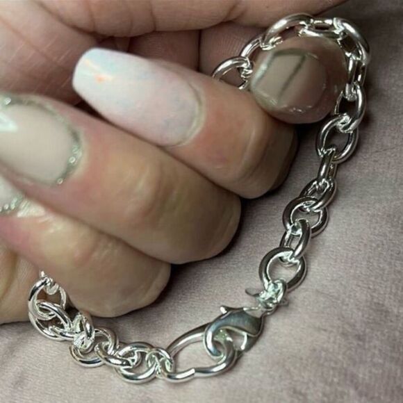 The Love Heart Link Bracelet in 925 silver - Picture 10 of 10